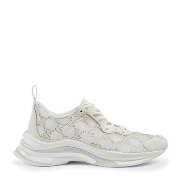 COPY - GUCCI SWAROVSKI CRYSTAL EMBELLISHED SNEAKERS SZ 38.5